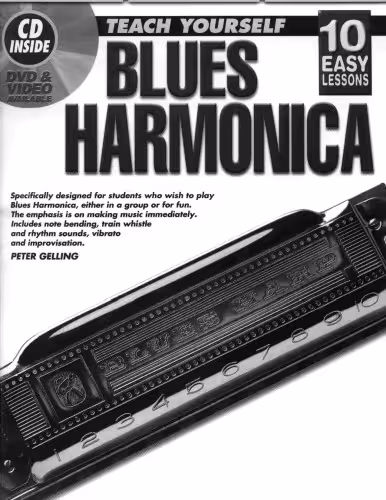 خرید و دانلود نسخه کامل کتاب 10 Easy Lessons - Blues Harmonica (10 Easy Lessons Learn to Play)