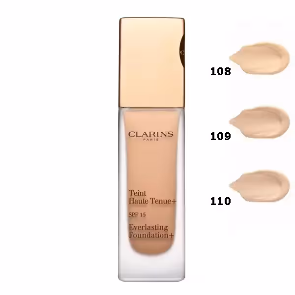 کرم پودر کلارنس CLARINS  اس پی اف 10 رنگ تیره شماره 110 حجم 30 میل