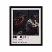 تابلو گیمینگ با ابعاد 35×45 و طرح FIGHT CLUB