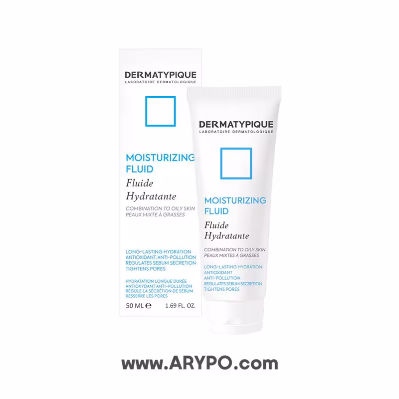 فلوئید مرطوب کننده و آبرسان پوست چرب درماتیپیک