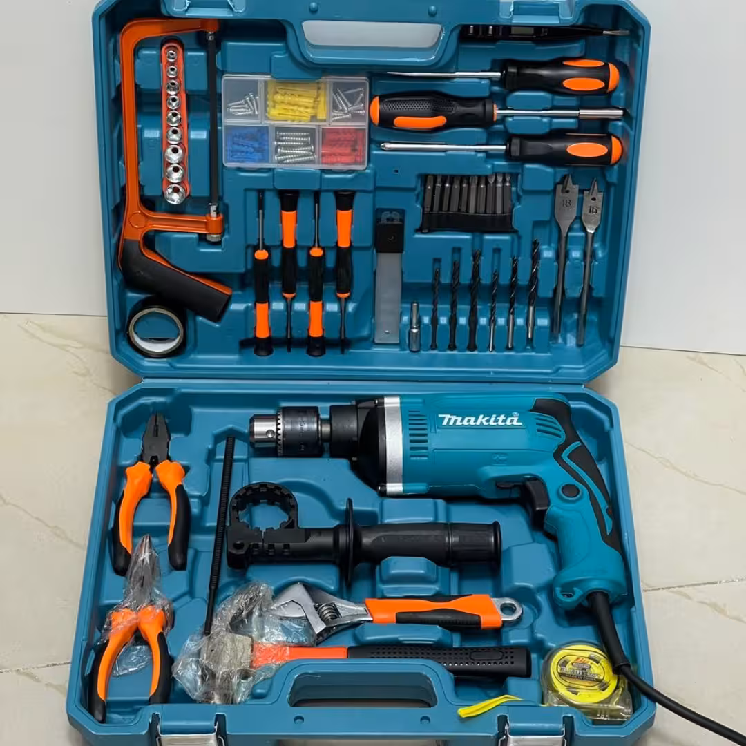دریل برقی ماکیتا همراه با پک کامل