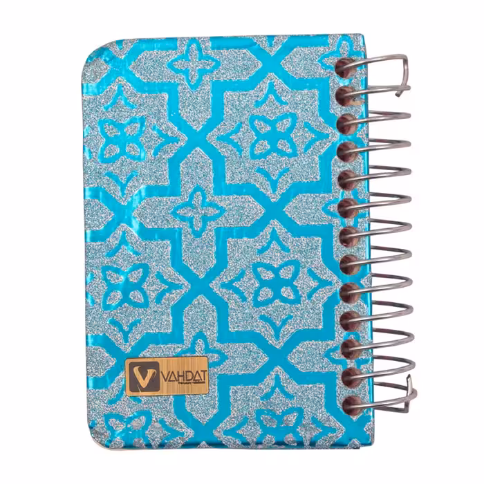 دفترچه یادداشت سیمی اکلیلی وحدت 100 برگ