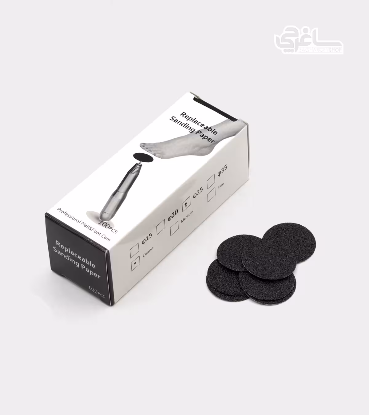 سر سوهان دیسکی پدیکور ناخن