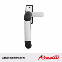 دستگیره سفید گرد آلومینومی چپ آذرخش