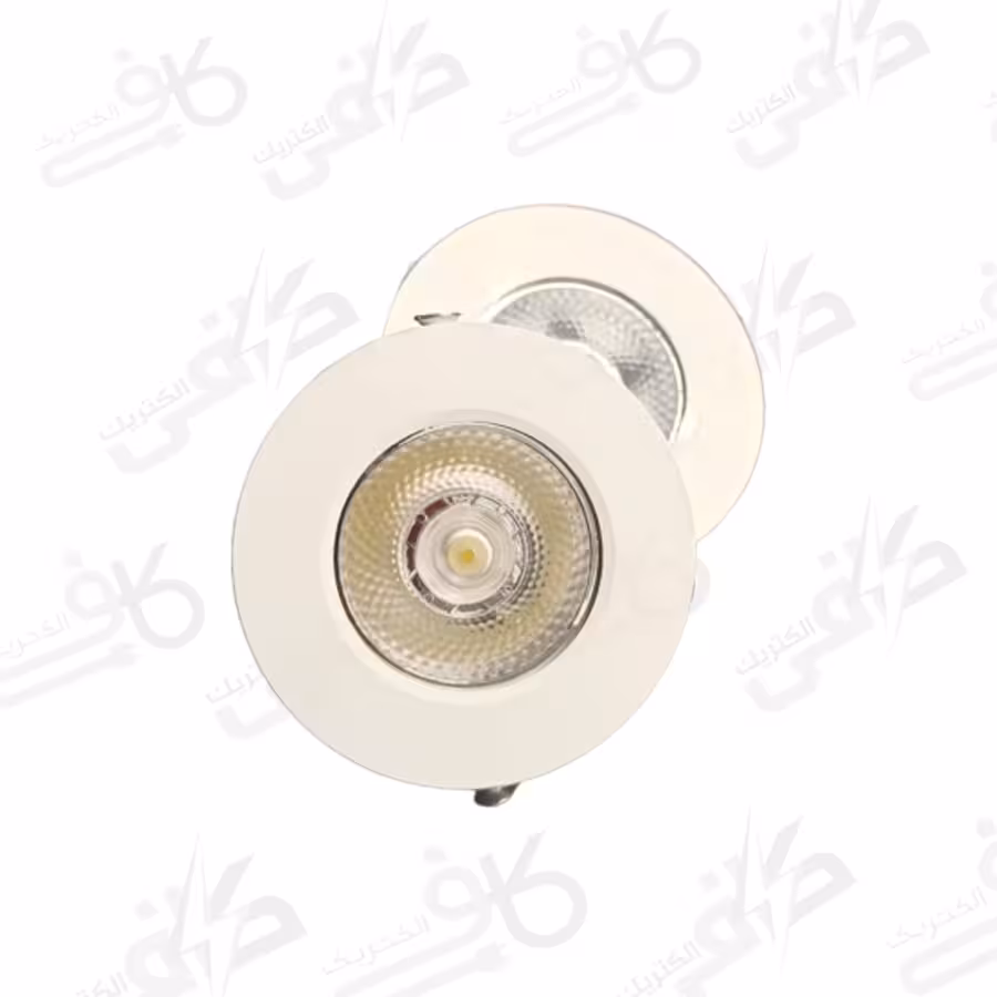 چراغ 7 وات روكار ساعتی مهتابی