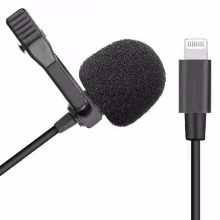 میکروفون یقه ای لایتنینگ لاوالیر مدل Superb Sound مناسب آیفون و آیپد