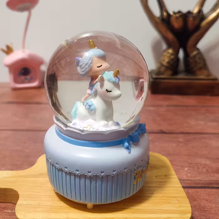 گوی موزیکال دختر خرگوش سوار 