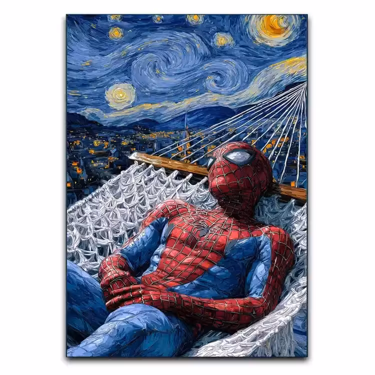 تابلو اسپایدرمن هنری