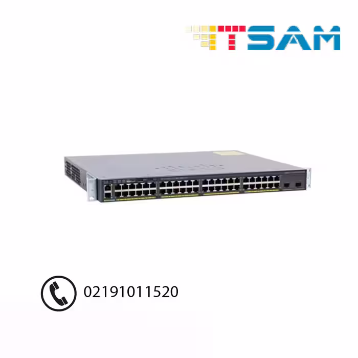 سوئیچ 48 پورت سیسکو مدل WS-C2960X-48FPD-L