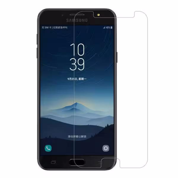 محافظ صفحه نمایش شیشهای 414 گوشی موبایل سامسونگ J7 پلاس