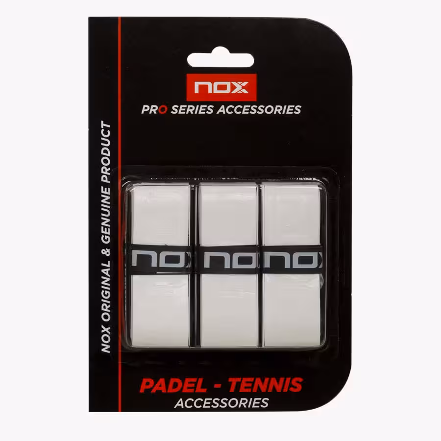 BLISTER OVERGRIPS PRO 3 UNITS WHITE