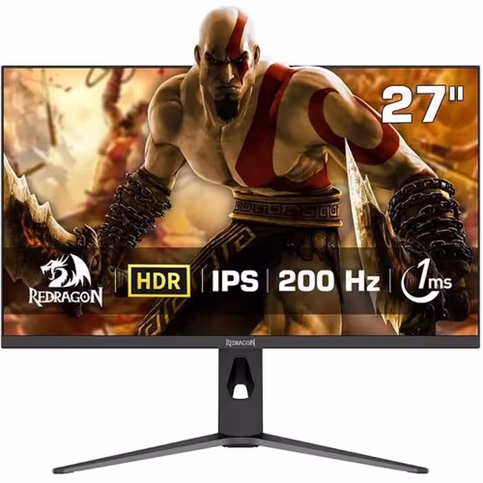 مانیتور گیمینگ ردراگون مدل Q2712RVC سایز 27 اینچ کیفیت QHD با نرخ تازه‌سازی 180 هرتز