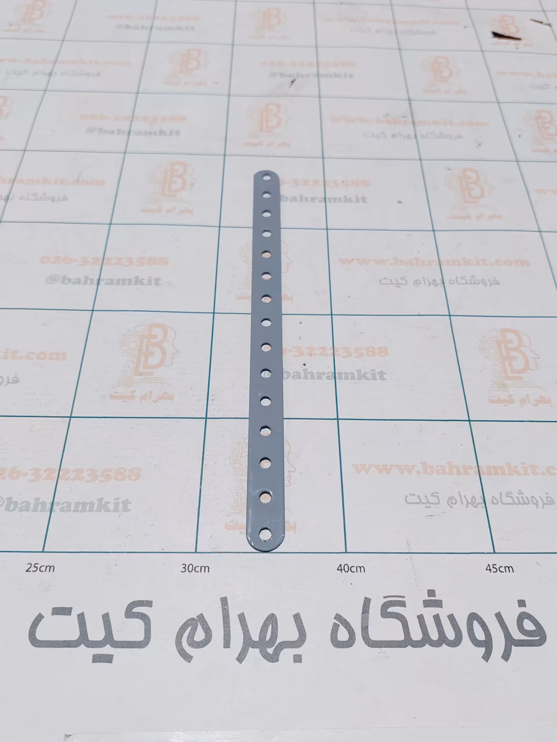 سازه فلزی تسمه 15 سوراخ بسته 2 تایی