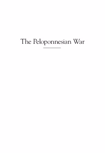 خرید و دانلود نسخه کامل کتاب The Peloponnesian War