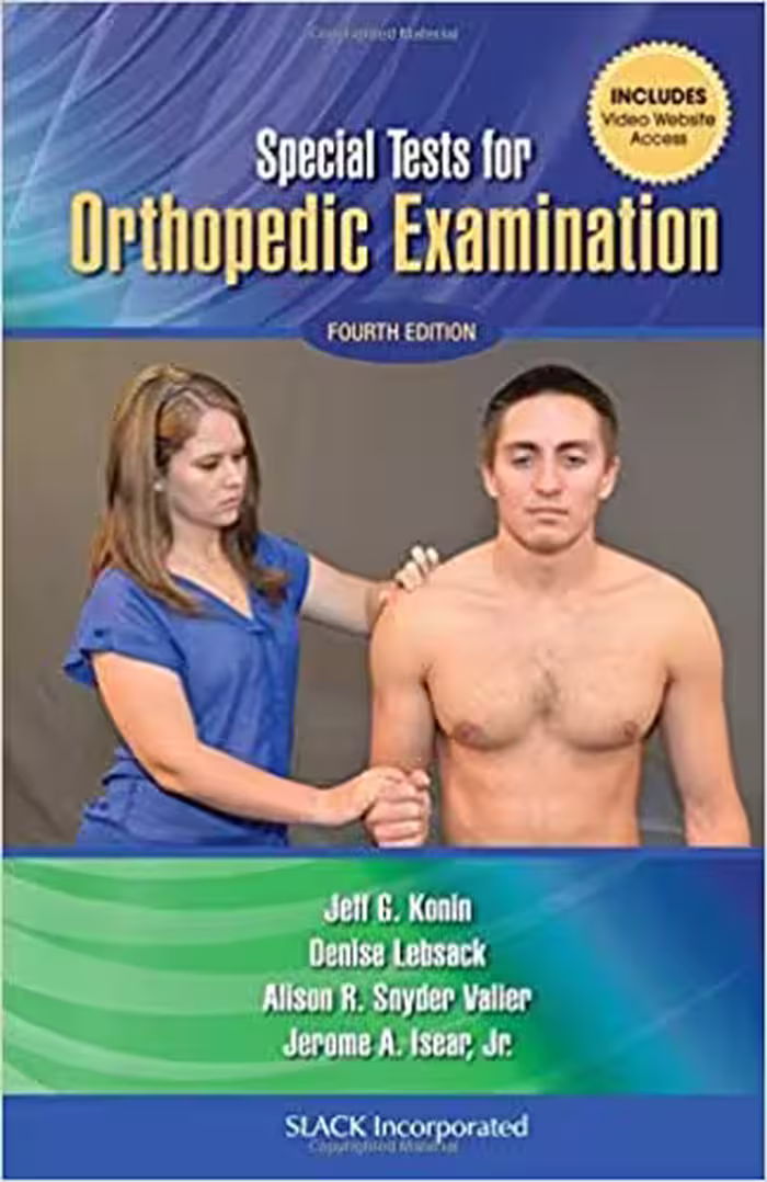 خرید و دانلود نسخه کامل کتاب Special Tests for Orthopedic Examination (4th Edition) BYKonin - Html to Pdf