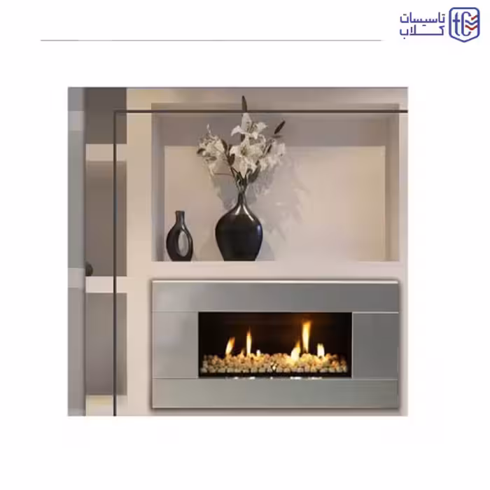 شومینه گازی 120 سانت دیواری تابان