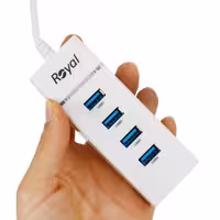هاب USB 3.0 رویال مدل RH3-303 با چهار پورت