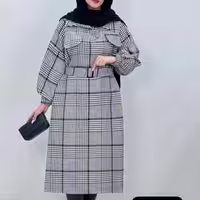 کفتان پشمی آراسته زنان دخترانه مناسب تا 46