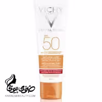 کرم ضدآفتاب Spf 50 ضد پیری کاپیتال سولیل 3 در 1 متی فینگ بی رنک ویشی 50 میل Vichy Ladies Capital Soleil Mattifying 3-In-1 Daily Shine Control Care SPF 50 1.69 oz Skin Care