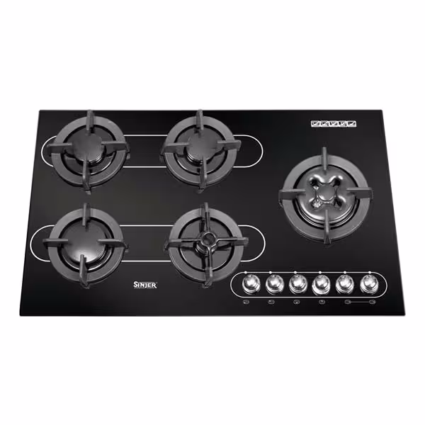 اجاق گاز صفحه ای سینجر پنج شعله مدل SDG-503D