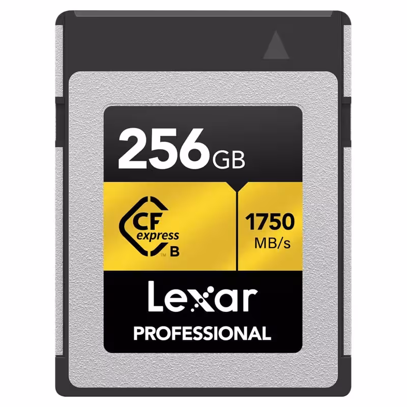 ارسال فوری   امکان خرید حضوری   کارت حافظه CFexpress لکسار مدل lexar Professional استاندارد Type B سرعت 1750MB/s ظرفیت 256 گیگابایت