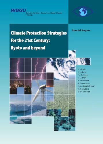 خرید و دانلود نسخه کامل کتاب Climate Protection Strategies for the 21st Century: Kyoto and beyond - Special Report
