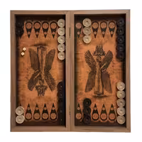 تخته نرد و شطرنج چاپی طرح کوروش کد T144