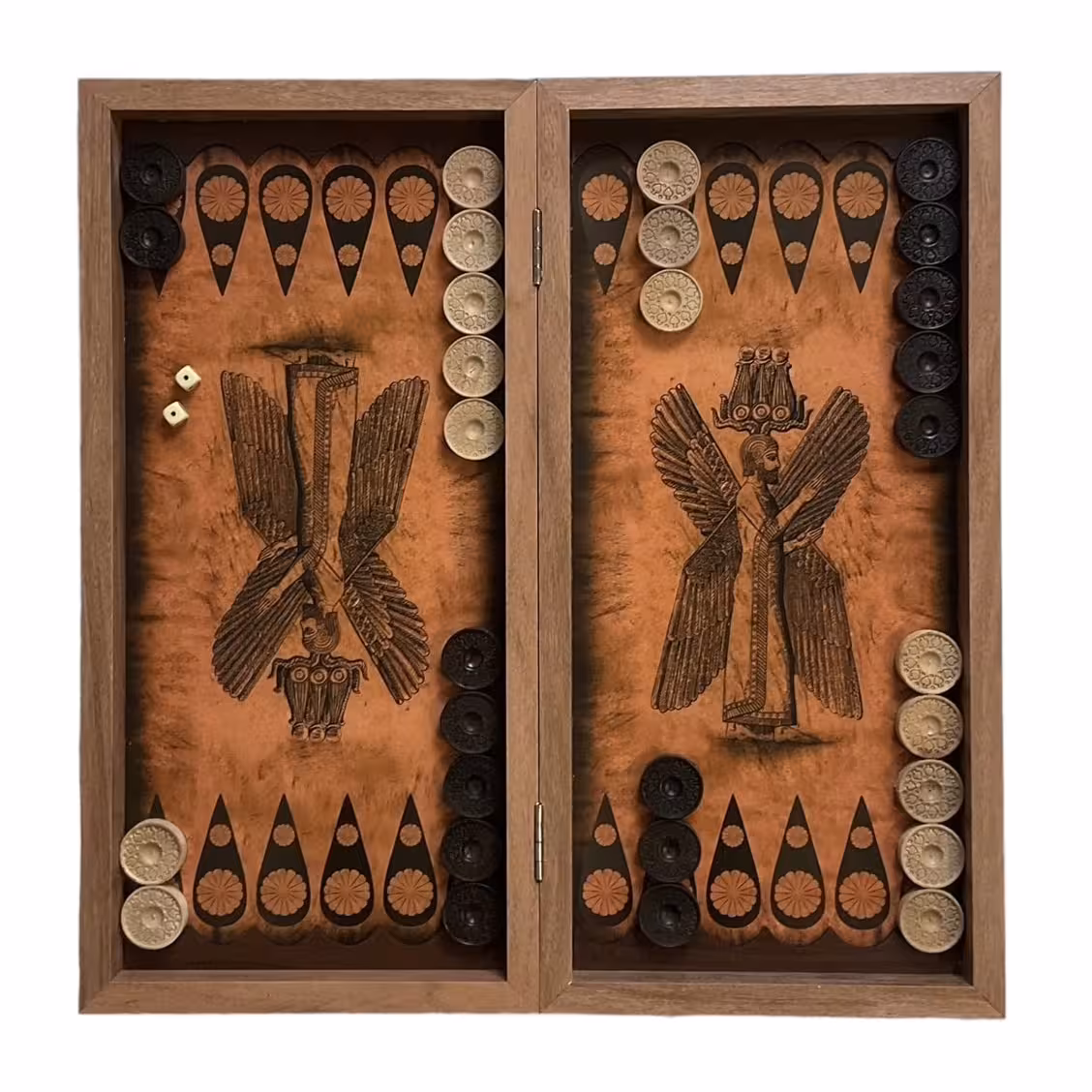 تخته نرد و شطرنج چاپی طرح کوروش کد T144