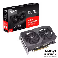 کارت گرافیک  ایسوس کارت گرافیک ایسوس Dual Radeon™ RX 7600  OC Edition با حافظه 8 گیگابایت