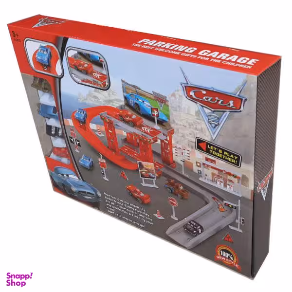 کیت ماشین بازی طرح پارکینگ مک کویین کد 40150