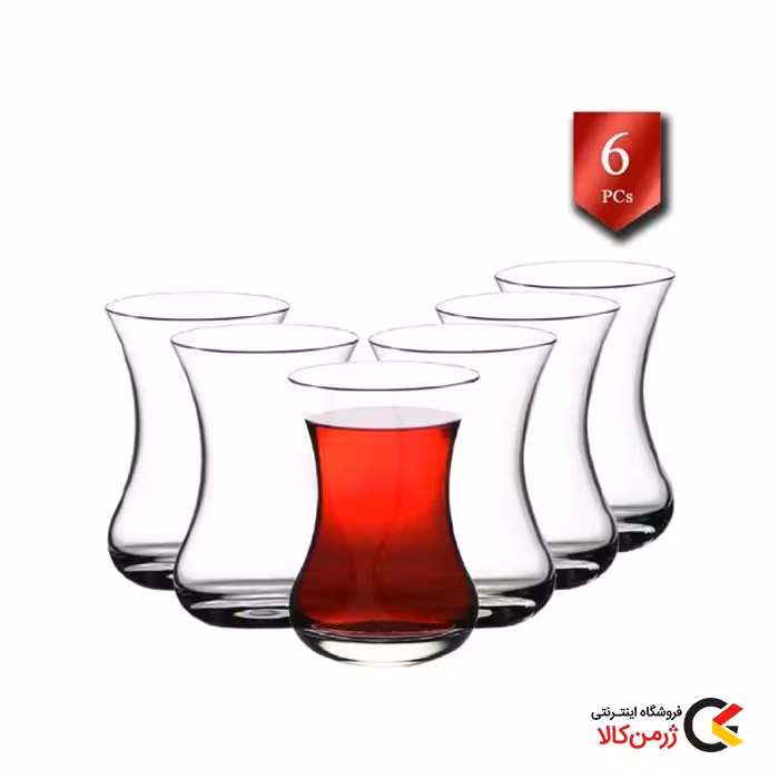 بسته 6 عددی استکان کریستال لوکس از برند پاشاباغچه