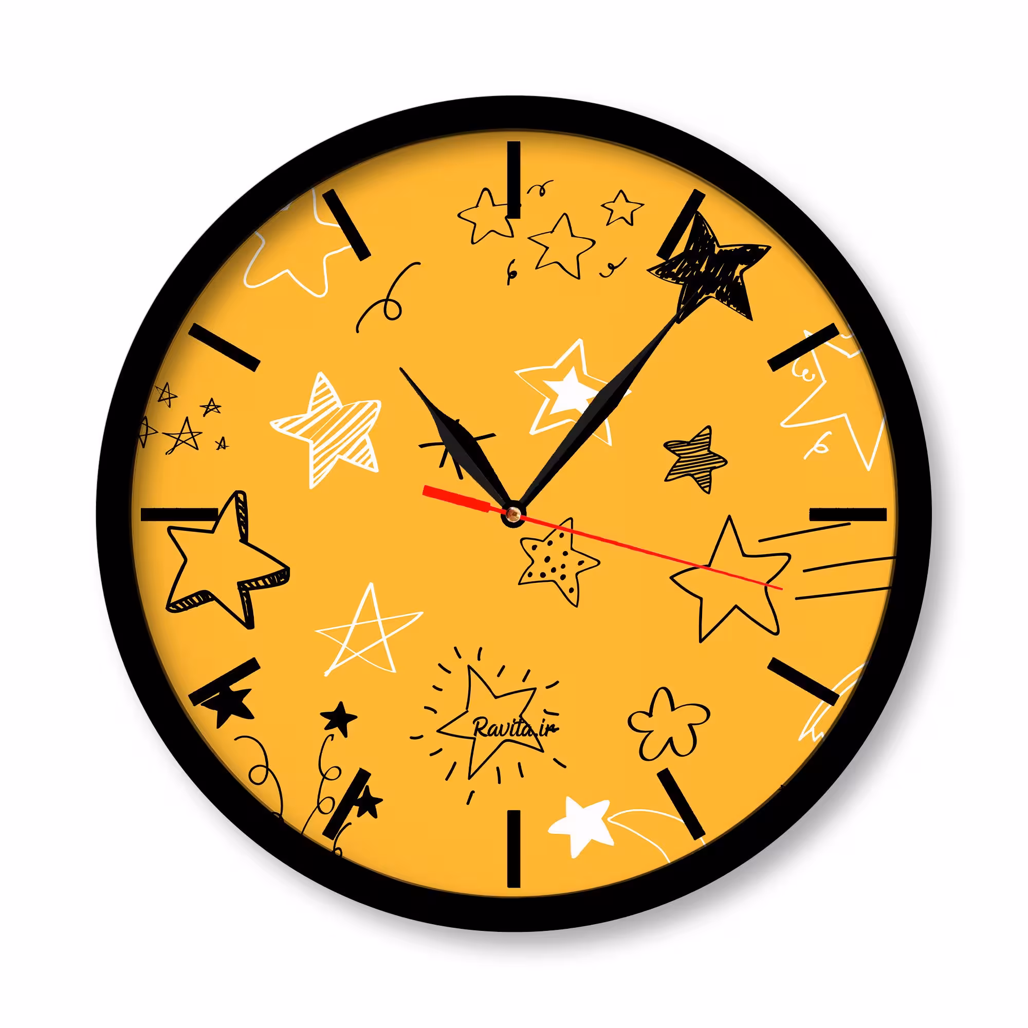 ساعت‌های دیواری راویتا طرح ستاره 2257