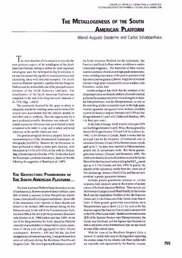 خرید و دانلود نسخه کامل کتاب The metallogenesis of the South American platform