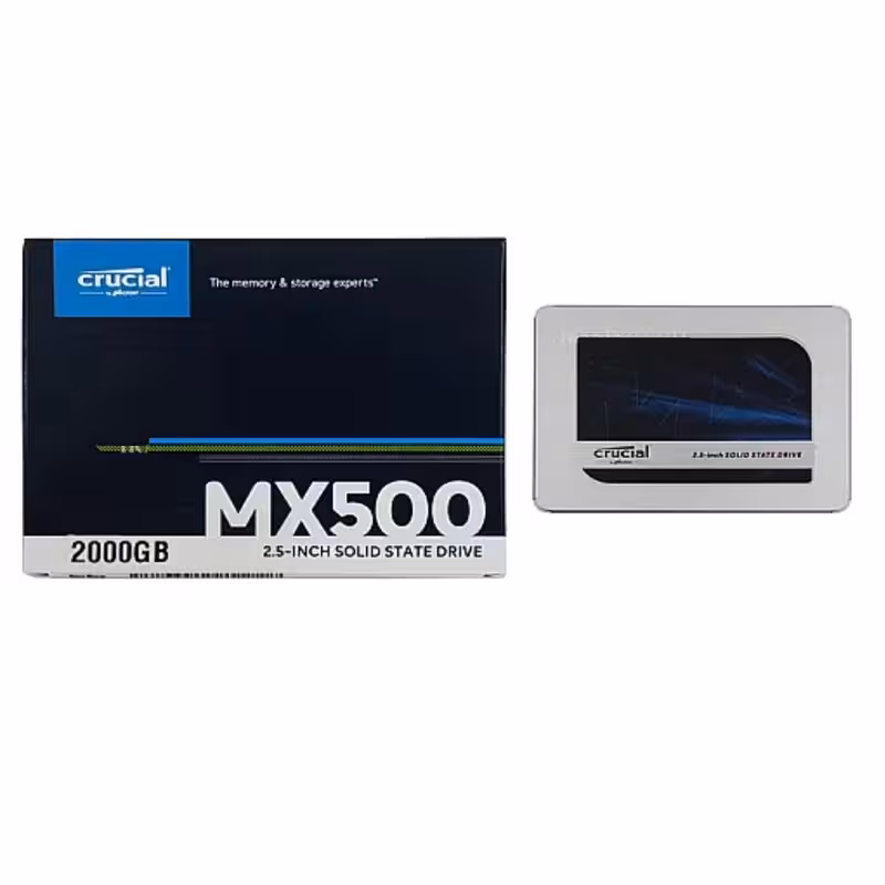 هارد SSD لپ تاپ 2 ترابایت Crucial Sata 2.5Inch MX500 گارانتی آواژنگ