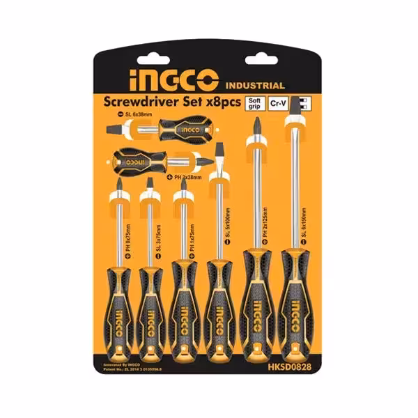 ست پیج گوشتی 8 عددی برند اینکو INGCO کد کالا HKSD0828