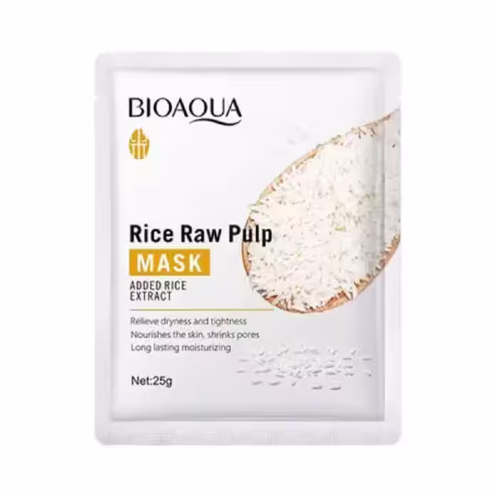 ماسک ورقه‌ای برنج بایوآکوا (BIOAQUA)