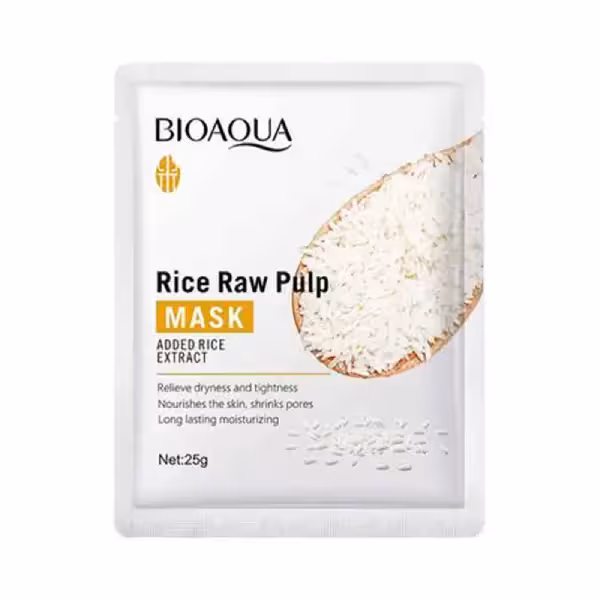 ماسک ورقه‌ای برنج بایوآکوا (BIOAQUA)