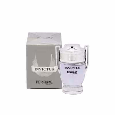 عطر کوچک مردانه پرفیوم فکتوری FACTORY رایحه اینوکتوس INVICTUS حجم 33 میلی لیتر