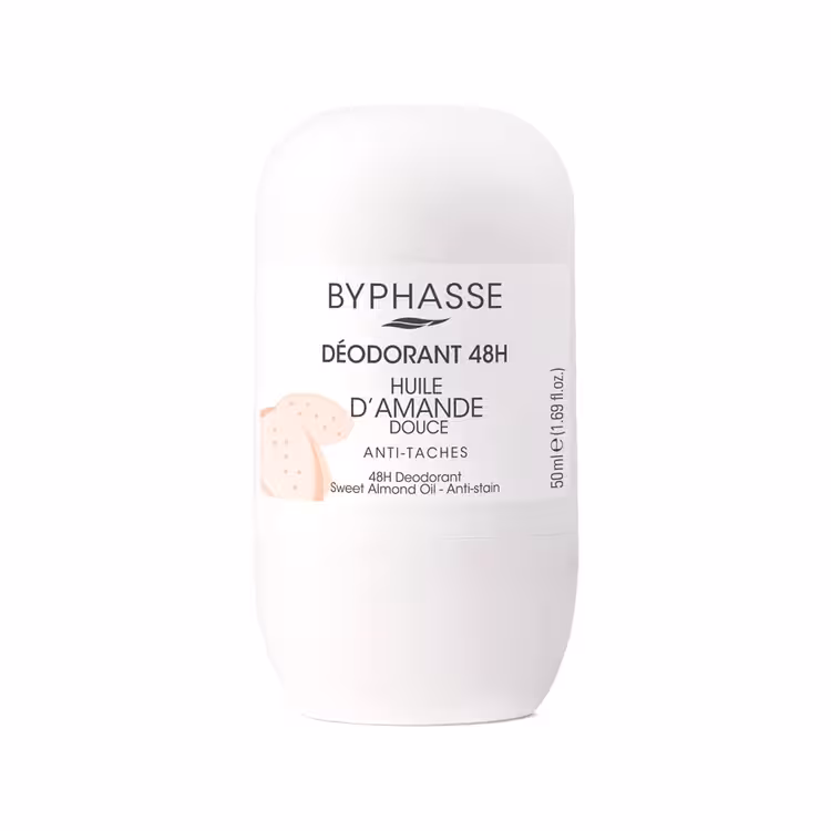 مام رول ضدتعریق زنانه عصاره روغن بادام شیرین 48 ساعته بایفس حجم 50 میلی لیتر