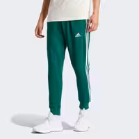 قیمت و خرید شلوار سبز، سفید آدیداس مدل ESSENTIALS FRENCH TERRY TAPERED CUFF 3-STRIPES JOGGERS اورجینال