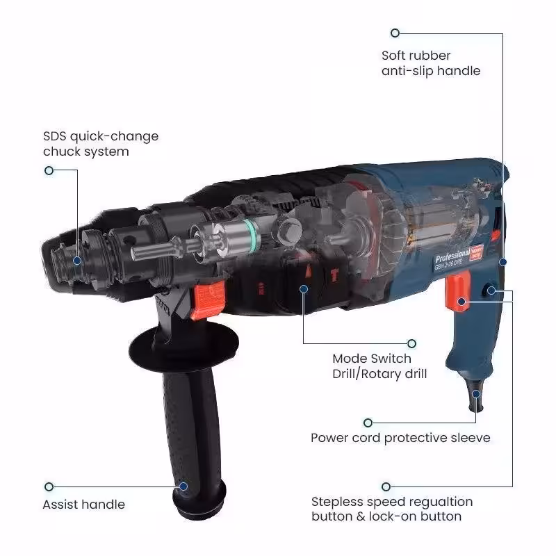 دریل چکشی بوش مدل 2-26