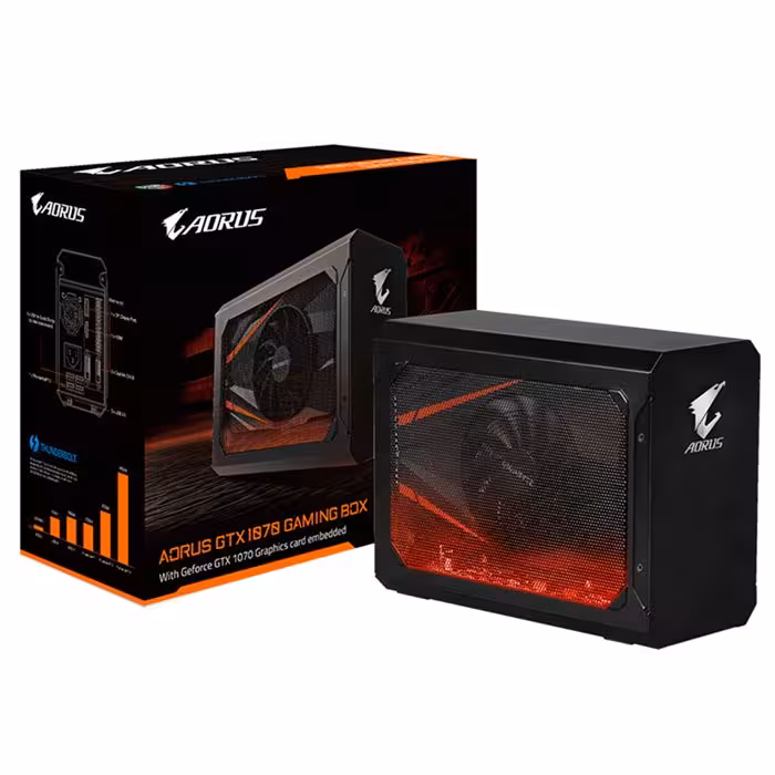 گیم باکس گیگابایت Gigabyte AORUS GTX 1070 حافظه 8 گیگابایت