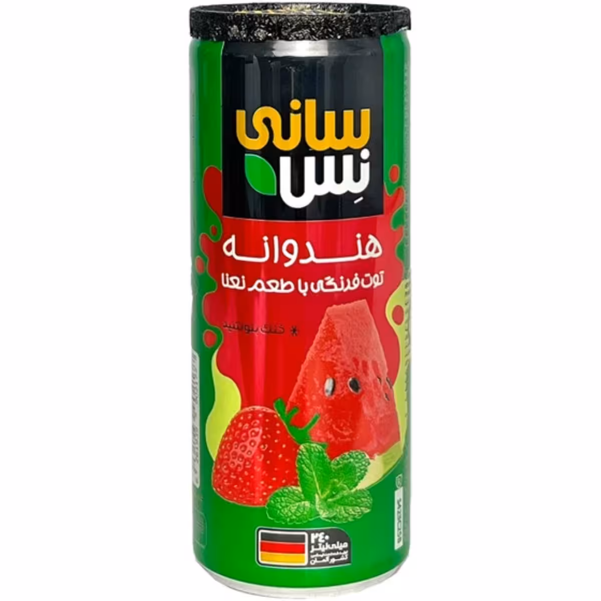 نوشیدنی بدون گاز هندوانه توت فرنگی سانی نس 240 میلی لیتری