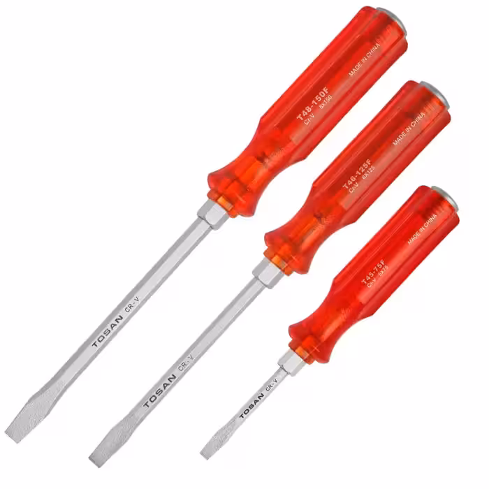 پیچ‌گوشتی ضربه‌خور دوسو H6×150 توسن کد محصول: T46-150F