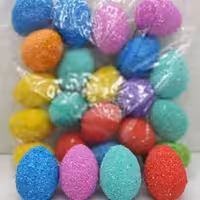 تخم مرغ رنگی مخملی