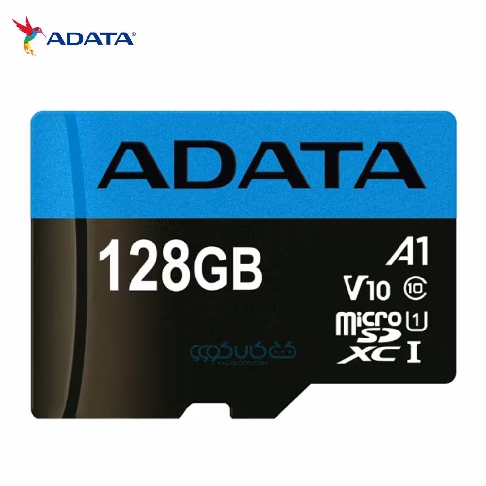 کارت حافظه microSDXC ای دیتا مدل V10 A1 ظرفیت 128 گیگابایت