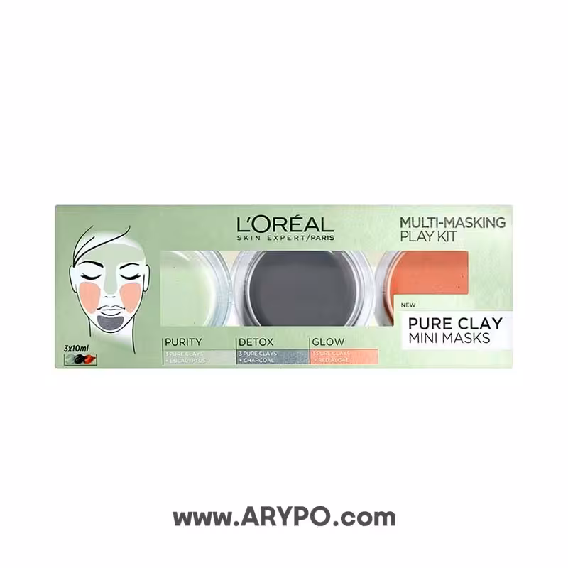 پک مینی سه عددی ماسک خاک رس لورال