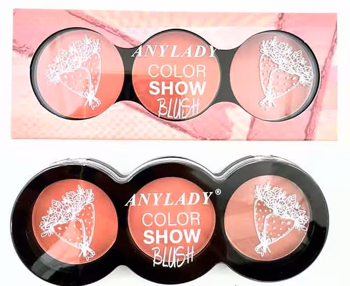 پالت رژگونه سه رنگ آنی لیدی کد 738