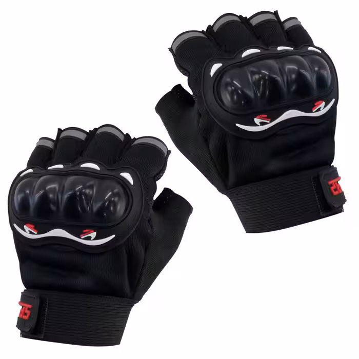 دستکش دوچرخه سواری نیمه انگشتی مدل محافظ دار کد 1649 سایز L | کالا مکس