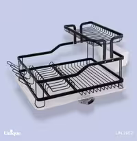 جا ظرفی دوطبقه آلومینیوم مشکی یونیک کد UN-2652